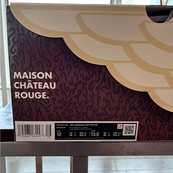 New Maison Chateau Rouge Air Jordan Retro 2, Men’s Size 12 - Picture 5 of 11